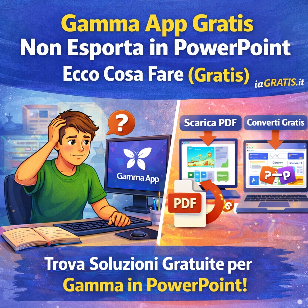 Gamma AI App Gratis Non Esporta in PowerPoint. Ecco Cosa Fare (Senza Pagare)